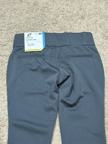 Champro Girls Softball Pants Size Medium NEW Gray Belt Loops Elastic Leg Stretch - Picture 8 of 8