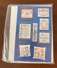 Unopened Artcraft Concepts Embroidery Kit Dog and Cat Daydreams Pillow # 3304