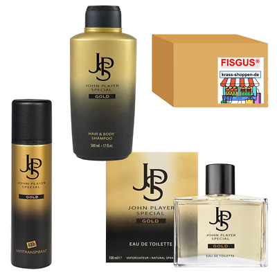 John Player Special - Gold -  EdT 100ml/Deo 150ml/Bath & Shower Gel 500ml