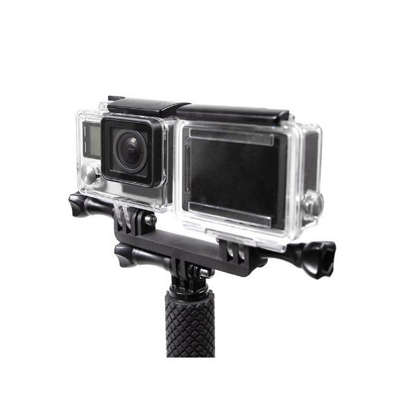 Double Camera Mount for GoPro HERO 13/12/11/10/9/8/7/6/5/4/3/MAX/Session-image