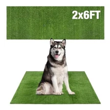 Grass Pad for Dog Large Size - 2FTx6FT Dog Potty Training Turf Indoor Outdoor