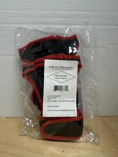 Mind Reader Pull-Up Gloves, Secure Finger Holes, Textured Non-Slip Grip | Medium