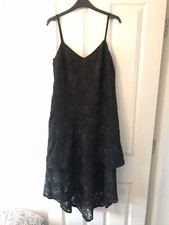 Warehouse Lace Midi Dress Uk10