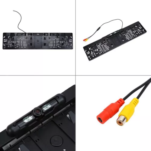Auto Rückfahrkamera Kennzeichen LED 170° IR Einparkhilfe Nummernschild Halter DE - Bild 11 von 16