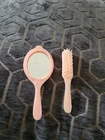 Vintage 1960s Barbie Pink Brush And Mirror Set