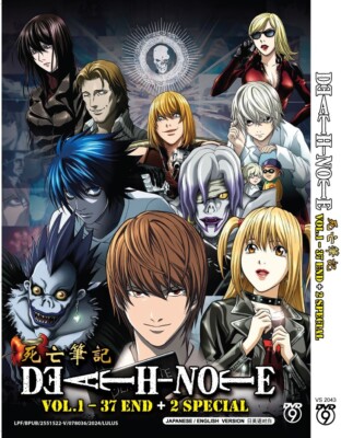 DEATH NOTE Full Series Special DVD w/ Dual Audio UK