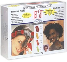 Jet Set Ez Grip Self Gripping Curlers Olivia Garden For Short To Medium Hair X48