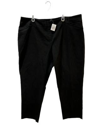 ashley stewart black dress pants Pleated Satin Wide Leg Pants