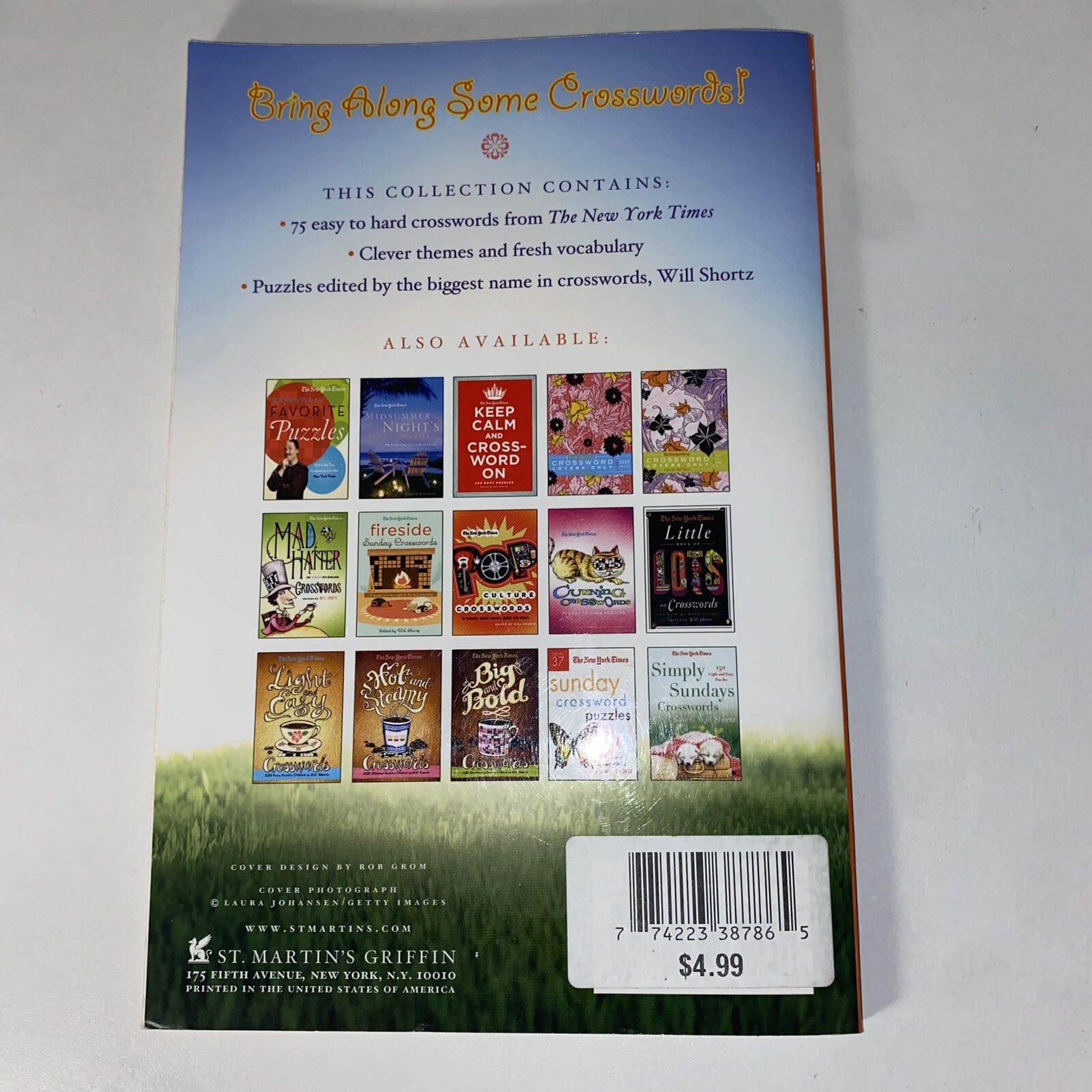 The New York Times Picnic Blanket Crosswords 75 Easy to Hard Puzzles