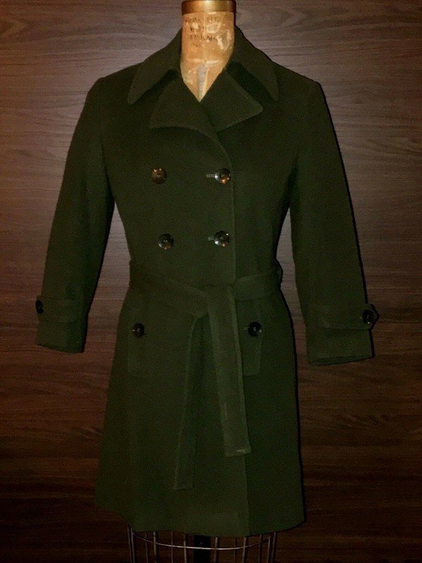 Larry Levine Sport Green Coat - NWOT