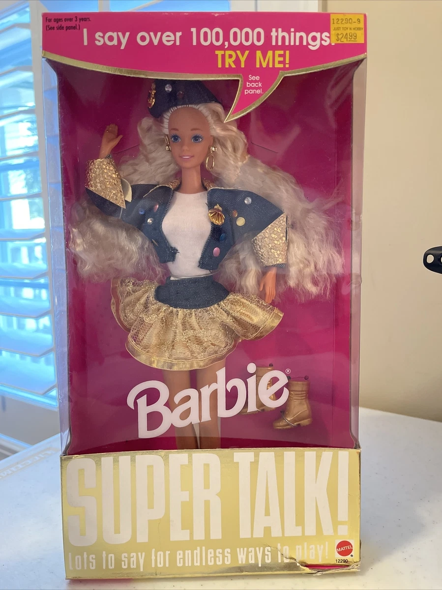 Barbie super outlet talk 1994
