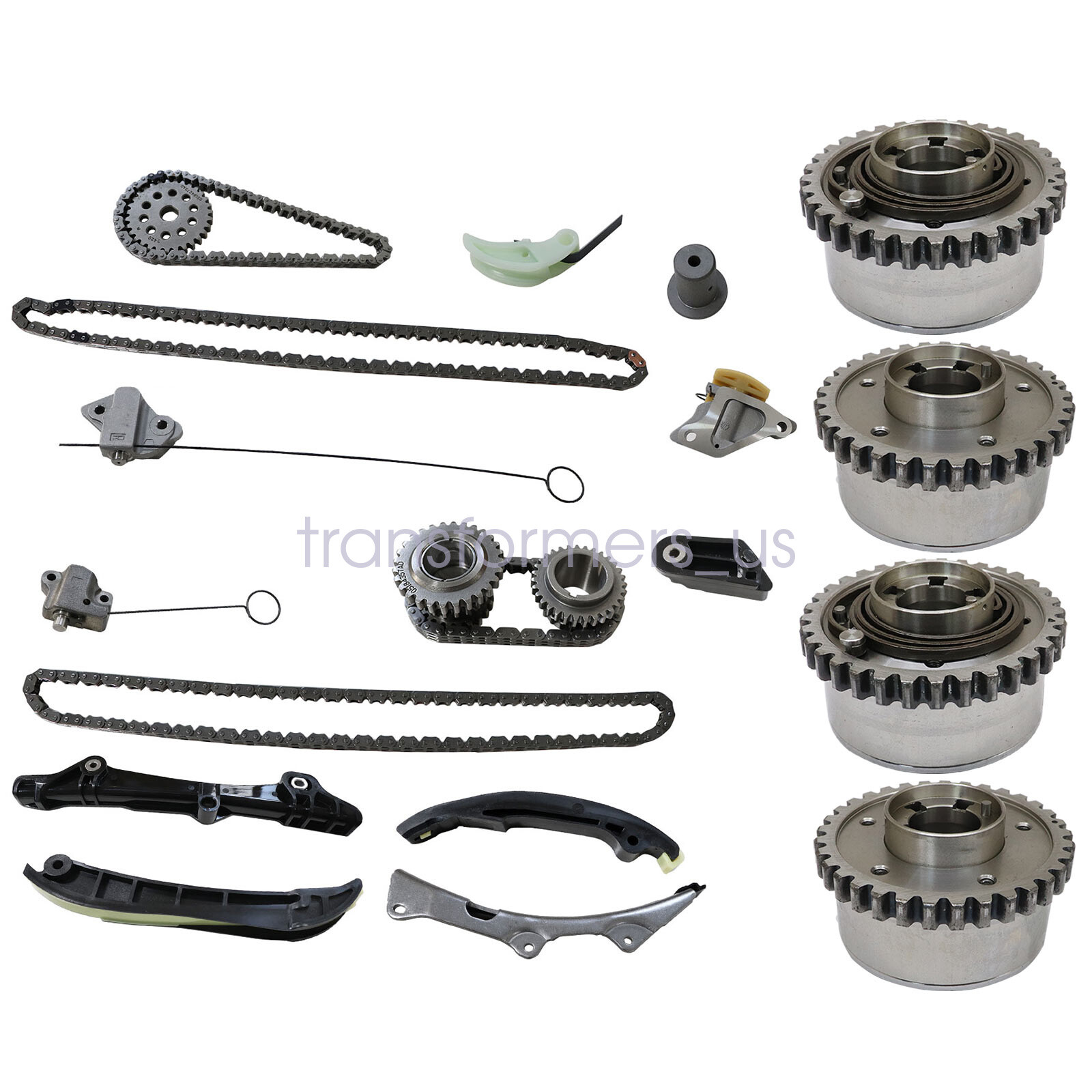 Timing Chain Kit Camshaft Phaser Fit Maserati Quattroporte S Ghibli S Q4 Levante