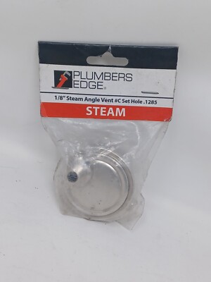 Plumbers Edge 1/8'' Steam Angle Vent #C Set Hole .1285