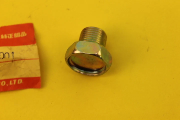 Новая из старых запасов сливная пробка масла Suzuki GS1150 GN400 DR500 DR350 09247-14001 - Изображение 2 из 4
