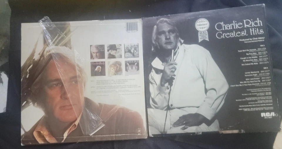 Charlie Rich 19 LPS LOT. Low Cost Starter collection-REAR BUNDLE ** Foto 3 de 4