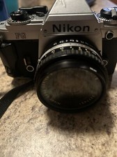 Nikon FG Manual Focus SLR film camera W/ AF NIKKOR 50mm 1:1.8 Lens -