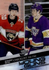 2020-21 Upper Deck Clear Cut Parallel #730 Aleksi Heponiemi/Arthur Kaliyev YG CL