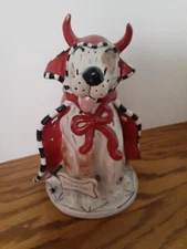 Blue Sky Clayworks Goldminc Halloween Dog Trick or Treat Tealight Candle Holder