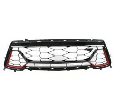 For 16-18 Chevy Camaro Ss Front Bumper Lower Grille Insert Gloss Blackred Trim