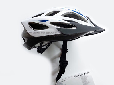 Powerslide Helm Fitness Basic Radhelm Skaterhelm Fahrradhelm Gr: 58-61 cm weiß