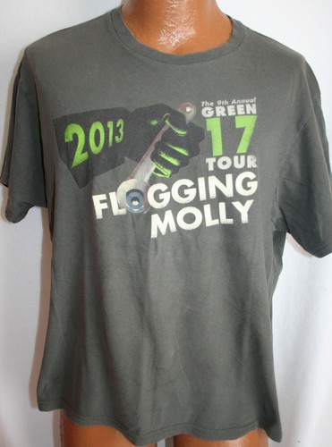 Concert Tour T-SHIRT M Irish Punk Rock 