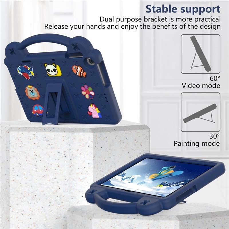 Honor Pad X8 X8 Lite Kids Case Shockproof Heavy Duty Tablet EVA Stand Back Cover - Image 4 of 4