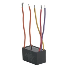 Ceiling Fan Capacitor CBB61 5 Wire 5+5+5uf 250V-300V AC 50/60 Hz Power Relay New