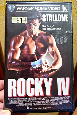 ROCKY 4 ( S. STALLONE - DOLPH LUNDGREN - 1985 ) # VHS - Sprache Deutsch #