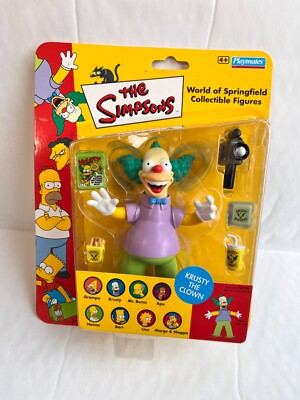 PLAYMATES INTERACTIVE THE SIMPSONS S 1 KRUSTY THE CLOWN FIGUR WOS UK EXKLUSIV