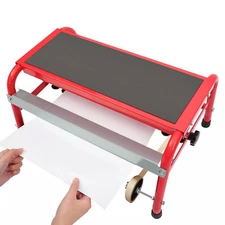 18" Masking Paper Machine Portable Step Stool Holds Masking Paper Type Auto Body