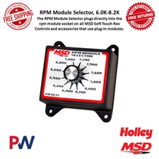 MSD RPM Module Selector Switch Range From 6.0K to 8.2K in 200 Increments #8672