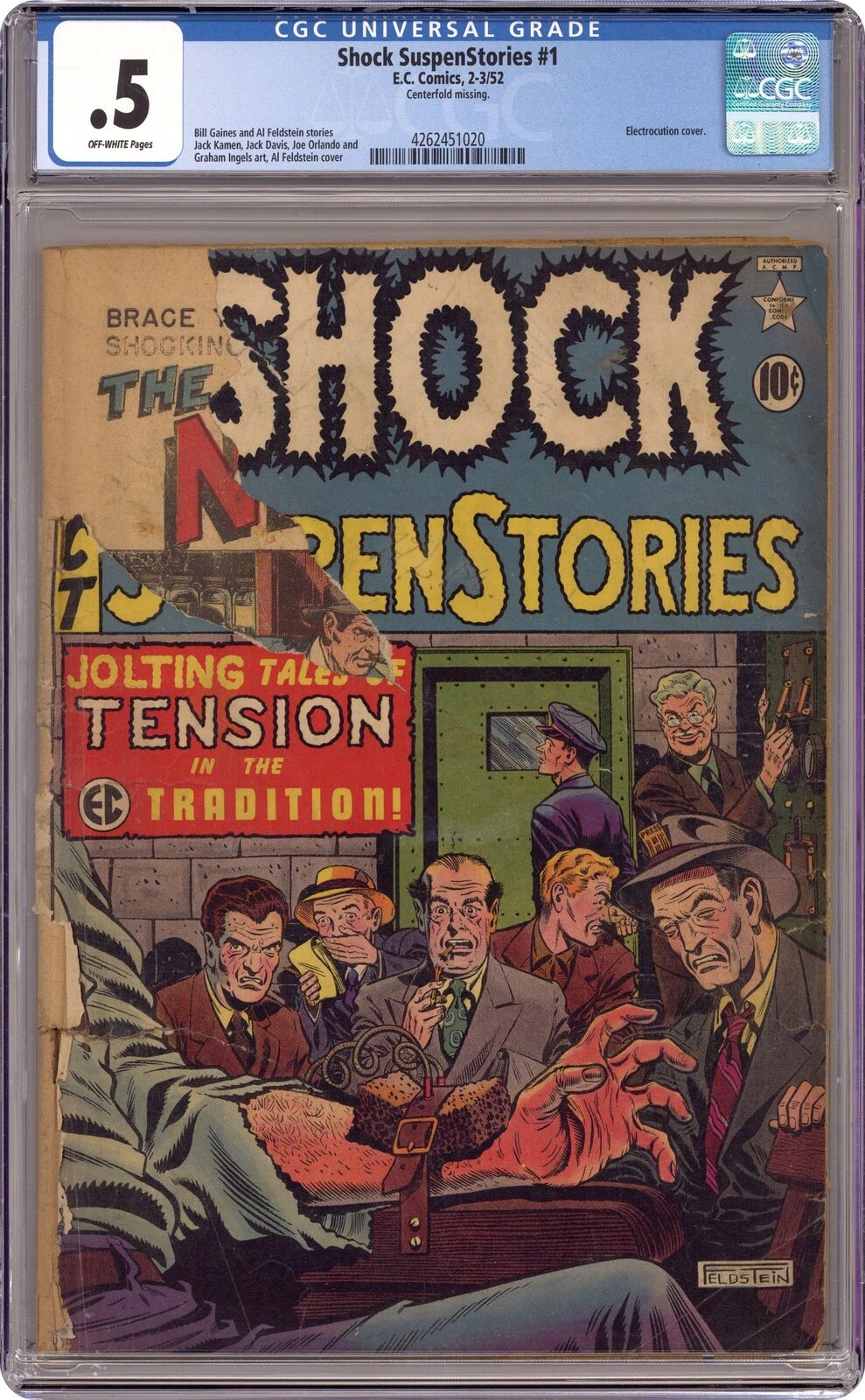 Shock Suspenstories #1 CGC 0.5 1952 4262451020