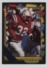 1991 Wild Card 5 Stripe Leonard Russell #76 Rookie RC 0q3. rookie card picture