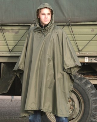US Poncho, Nässeschutz, Regenschutz, versch. Farben wählbar!!         -NEU-