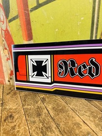 VINTAGE 1981 ATARI RED BARON ORIGINAL ARCADE MARQUEE RETRO GAMING NINTENDO RARE