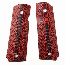 1 Pair G10 Material Non-Slip Grips Patches The Handle Custom For 1911 Models