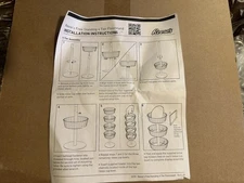 Reese's peanut butter cup full bowl 4 tier display stand POS merchandiser PB