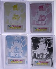 2025 Leaf Vivid Baseball Gabe Gaeckle Bursting Talent Printing Plate 1/1 Set