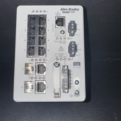 Allen Bradley 1783-BMS10CGP Ser A Stratix 5700 10- Managed EtherNet Switch