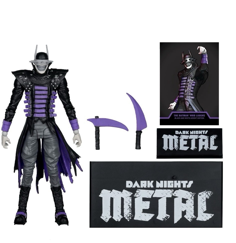 McFarlane Gold Label BATMAN WHO LAUGHS Black & White Accent Ed