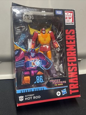 Transformers The Movie Studio Series 86 04 Autobot Hot Rod Voyager Used Read