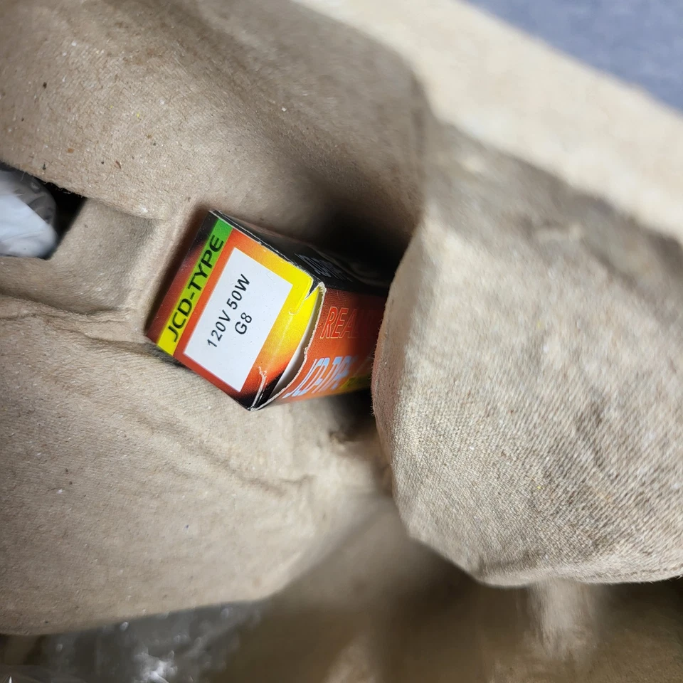 NUEVO Openbox Interior Track Portfolio Mini Colgante Luz Azul Cobalto Pantalla de Vidrio Foto 3 de 4