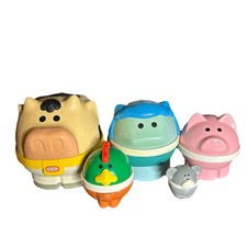 Vintage Little Tikes Nesting Farm Animals Complete Set