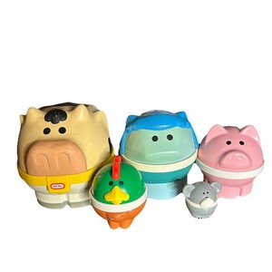 Vintage Little Tikes Nesting Farm Animals Complete Set