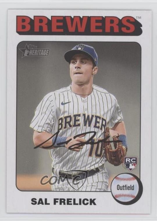 2024 Topps Heritage Rookies White Border Sal Frelick #451 Rookie RC q2x