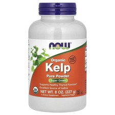 Now Foods Organic Kelp Powder 8 Ounce Nutritional Supplement Green Foods