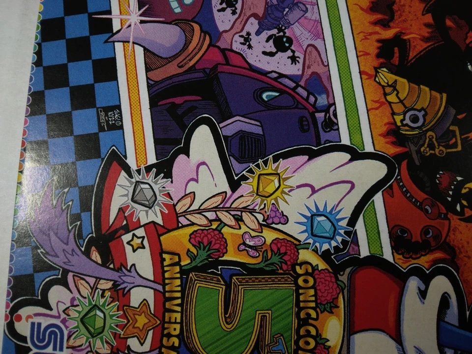 💫💥 SONIC THE HEDGEHOG #1 5 周年纪念 1:50 RI VARIANT C JONATHAN 灰色 IDW — 第 4/4 张图片