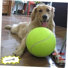 Yellow Giant Herding Ball for Dog Tennis 9.5" Giant Sport Gift Toy