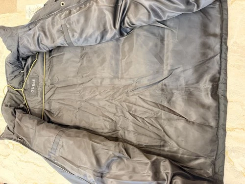GUESS Men's Black Padded Utility Field Jacket – Multi-Pocket Winter Coat image 9