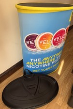 POP UP Oval Counter Kiosk Exhibition Counter Table (Velo) with hard curry case